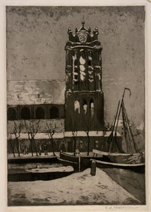 Snö i Holland
