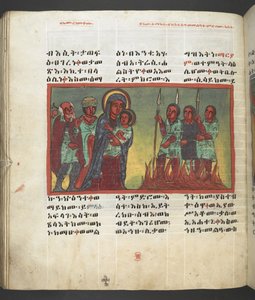 Eller. 607 f173v, Scen från Jungfru Marias liv, från 