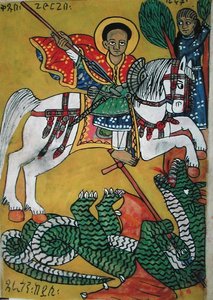 W.951 fol.78r St. George and the Dragon, från 
