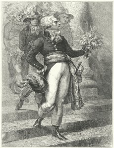 Maximilien Robespierre på dagen för Högsta Varelsens högtid av Etienne (after) Ronjat