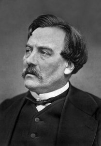 Charles-Adrien Lesot de La Penneterie aka Lacressonniere (1819-1893) fransk skådespelare och dramatiker, foto av Carjat av Etienne Carjat