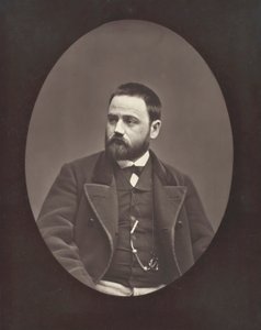 Émile Zola fransk romanförfattare, dramatiker och journalist, 1840-1902, ca. 1876. av Etienne Carjat