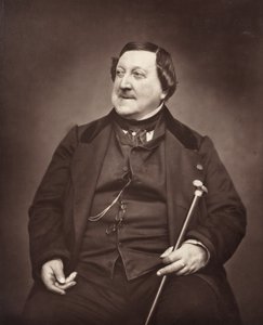 Gioachino Antonio Rossini italiensk kompositör, 1792-1868, 1862. av Etienne Carjat
