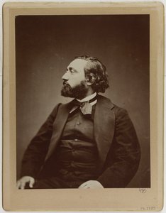 Léon Gambetta (1838-1882), advokat och politiker av Etienne Carjat