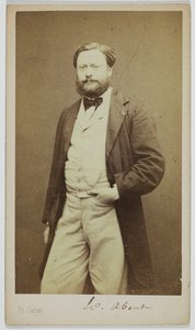Porträtt av Edmond About (1828-1885), romanförfattare, polemiker av Etienne Carjat