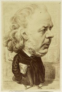 Porträtt av Daumier av Etienne Carjat