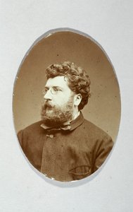 Porträtt av Georges Bizet (1838-1875), tonsättare. av Etienne Carjat