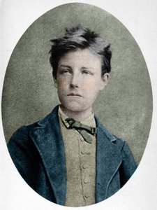 Porträtt av Arthur Rimbaud (1859 - 1891) vid 17 års ålder. av Etienne Carjat
