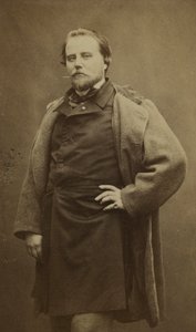 Porträtt av Charles Basset (1822-1869), mest känd under pseudonymen Adrien Robert. av Etienne Carjat