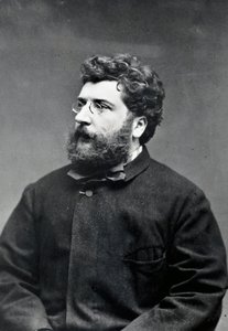 Porträtt av den franske kompositören och pianisten Georges Bizet (Paris av Etienne Carjat
