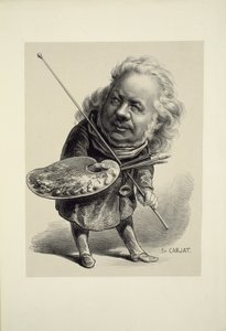 Porträtt av Honoré Daumier av Etienne Carjat