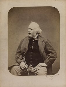 Porträtt av Honoré Daumier 1808-1879, 1864. av Etienne Carjat