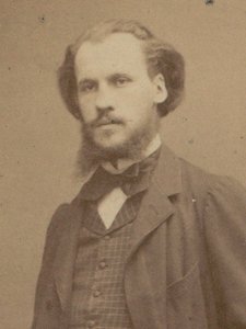 Porträtt av kompositören Charles Lenepveu 1840-1910, 1870. av Etienne Carjat