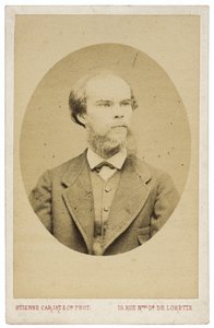 Porträtt av poeten Paul Verlaine 1844-1896, ca. 1870 av Etienne Carjat