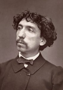 Porträtt av arkitekten Charles Garnier, ca 1875 (foto) av Etienne Carjat