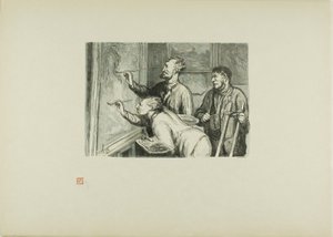 Måleriutställningen 1868: Den sista touchen av Etienne Carjat