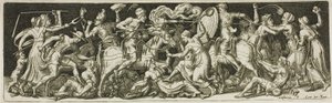 Grotesk Battle, från Combats and Triumphs av Etienne Delaune