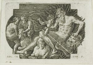 Floden Nilen av Etienne Delaune