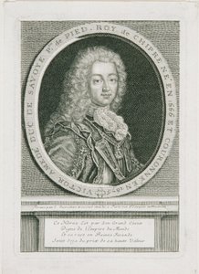 Victor Amadeus II hertig av Savojen, kung av Sicilien och förste kung av Piemonte-Sardinien av Etienne Desrochers