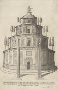 Mausoleum Ab Augusto Imp av Etienne Duperac