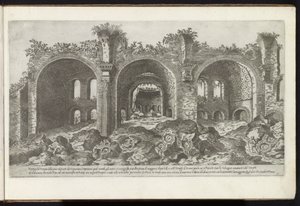 Rester av basilikan Maxentius i Rom Forntida byggnader (serietitel) I vestigi dell