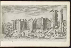 Ruinerna av Caracalla-baden i Rom Forntida byggnader (serietitel) I vestigi dell