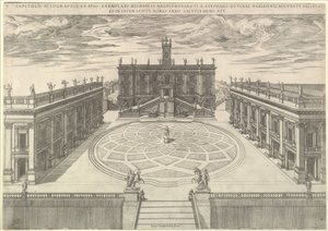 Utsikt över den romerska Capitolium, 1569
