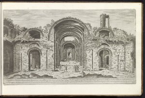 Diocletianus bad i Rom Forntida byggnader (serietitel) I vestigi dell