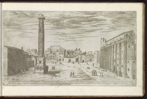 Kolumn av Antoninus Pius i Rom Forntida byggnader (serietitel) I vestigi dell