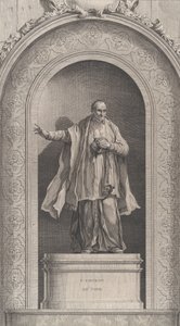 The Chapel of the Foundlings i Paris: Saint Vincent de Paul, 1756. av Etienne Fessard