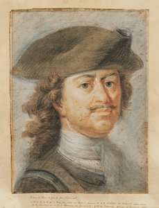 Porträtt av kejsar Peter I den store 1672-1725.