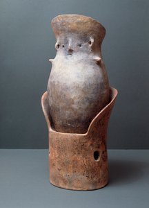 Etruskisk civilisation, begravningsrit: formad baldakin, 700-talet f.Kr. Från platsen för Bisenzio av Etruscan