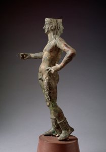 Designens gudomlighet Culsans. Bronsskulptur, 300-talet f.Kr