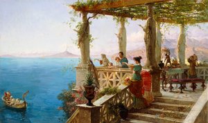 The Departure of the Master of the House (olja på duk)