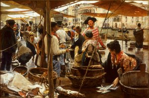 Gamla Fiskmarknaden av Ettore Tito