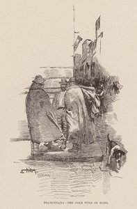 Tramontana, Den kalla vinden i Rom (gravyr) av Ettore Tito