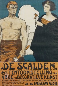 De Scaldens sjätte utställning av Eugeen van Mieghem