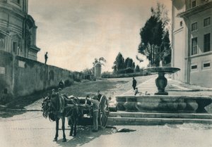 På baksidan av Vatikanen nära museerna och myntverket, Rom, Italien, 1927