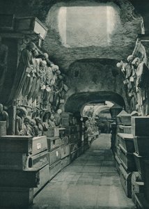 Kapucinernas katakomber, Palermo, Sicilien, Italien, 1927