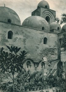 Kyrkan San Giovanni degli Eremiti, Palermo, Sicilien, Italien, 1927. av Eugen Poppel