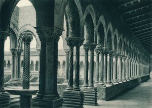 Benediktinerklostret, Monreale, Sicilien, Italien, 1927