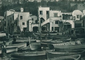 Marina Grande, Capri, Italien, 1927 av Eugen Poppel