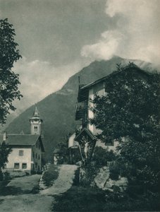Vägen till Tyrolens slott, Merano, Sydtyrolen, Italien, 1927 av Eugen Poppel