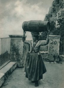 Vattenbärare, Capri, Italien, 1927