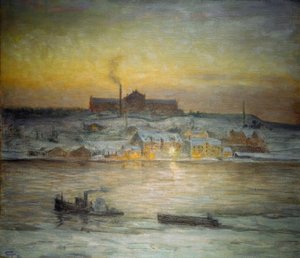Tidig vintermorgon av Eugen Prinz von Schweden