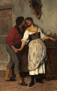 Antagen, 1887 av Eugen von Blaas