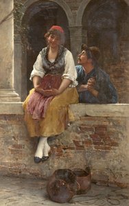 Erbjudandet, 1887 av Eugen von Blaas