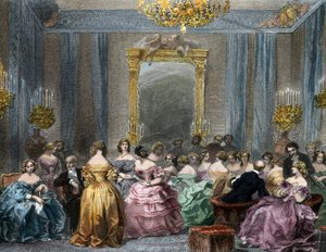 Salong av överklass av Eugene Louis Lami