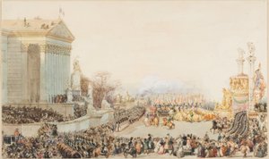Översättningen av Napoleons aska: 15 december av Eugene Louis Lami