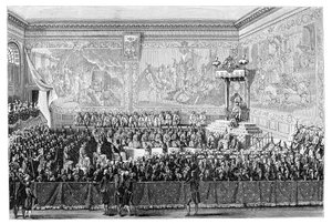 Riksdagsmöte, Versailles 1776, 1885.